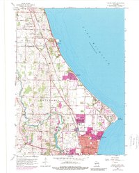 Download a high-resolution, GPS-compatible USGS topo map for Racine North, WI (1989 edition)