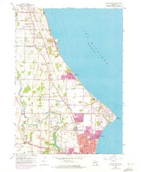 Download a high-resolution, GPS-compatible USGS topo map for Racine North, WI (1973 edition)