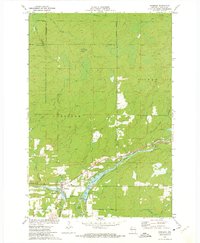 Download a high-resolution, GPS-compatible USGS topo map for Radisson, WI (1975 edition)