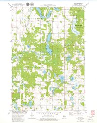 preview thumbnail of historical topo map of Polk County, WI in 1978