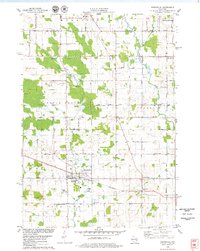 Download a high-resolution, GPS-compatible USGS topo map for Reedsville, WI (1979 edition)