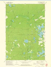 preview thumbnail of historical topo map of Langlade County, WI in 1972
