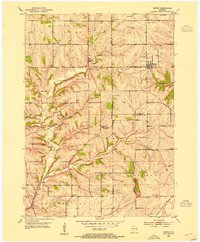 Download a high-resolution, GPS-compatible USGS topo map for Rewey, WI (1954 edition)