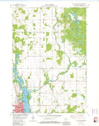 preview thumbnail of historical topo map of Barron County, WI in 1981