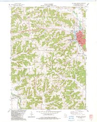 Download a high-resolution, GPS-compatible USGS topo map for Richland Center, WI (1983 edition)
