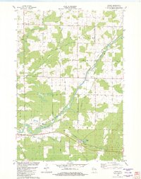 Download a high-resolution, GPS-compatible USGS topo map for Ringle, WI (1982 edition)
