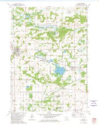 Download a high-resolution, GPS-compatible USGS topo map for Rio, WI (1981 edition)