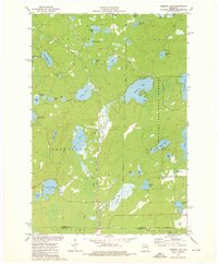 preview thumbnail of historical topo map of Forest County, WI in 1973