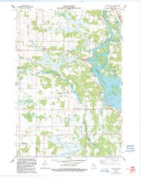 Download a high-resolution, GPS-compatible USGS topo map for Rocky%20Run, WI (1991 edition)