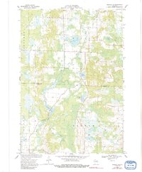 preview thumbnail of historical topo map of Marathon County, WI in 1969