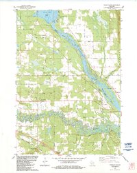Download a high-resolution, GPS-compatible USGS topo map for Round Bluff, WI (1984 edition)