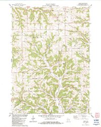 preview thumbnail of historical topo map of Richland County, WI in 1983