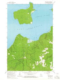 Download a high-resolution, GPS-compatible USGS topo map for Sand Island, WI (1965 edition)