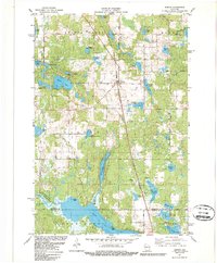 Download a high-resolution, GPS-compatible USGS topo map for Sarona, WI (1986 edition)