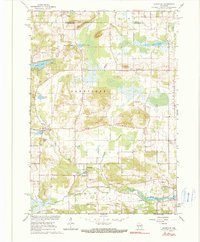 Download a high-resolution, GPS-compatible USGS topo map for Saxeville, WI (1990 edition)