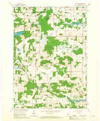 Download a high-resolution, GPS-compatible USGS topo map for Saxeville, WI (1966 edition)