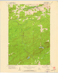 Download a high-resolution, GPS-compatible USGS topo map for Saxon, WI (1957 edition)