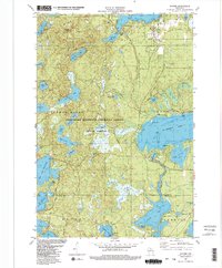 Download a high-resolution, GPS-compatible USGS topo map for Sayner, WI (1983 edition)