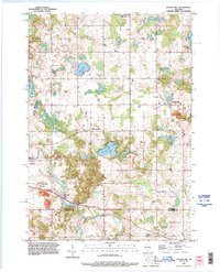 Download a high-resolution, GPS-compatible USGS topo map for School Hill, WI (1996 edition)
