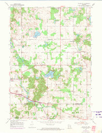 preview thumbnail of historical topo map of Manitowoc County, WI in 1954