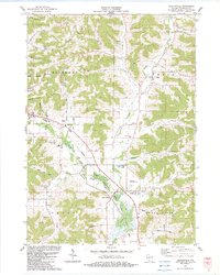 Download a high-resolution, GPS-compatible USGS topo map for Sextonville, WI (1983 edition)