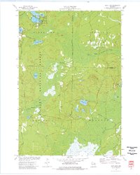 preview thumbnail of historical topo map of Oconto County, WI in 1973