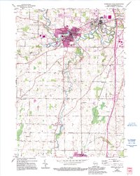 Download a high-resolution, GPS-compatible USGS topo map for Sheboygan Falls, WI (1995 edition)