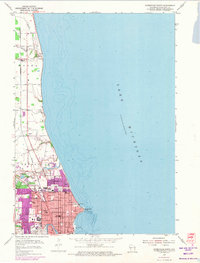 Download a high-resolution, GPS-compatible USGS topo map for Sheboygan North, WI (1974 edition)