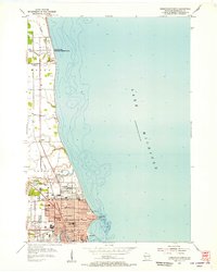 Download a high-resolution, GPS-compatible USGS topo map for Sheboygan North, WI (1956 edition)