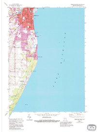 Download a high-resolution, GPS-compatible USGS topo map for Sheboygan%20South, WI (1995 edition)