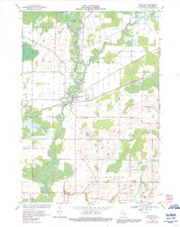 Download a high-resolution, GPS-compatible USGS topo map for Shiocton, WI (1992 edition)