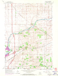 Download a high-resolution, GPS-compatible USGS topo map for Shopiere, WI (1972 edition)