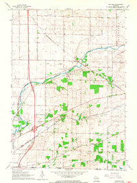 Download a high-resolution, GPS-compatible USGS topo map for Shopiere, WI (1964 edition)