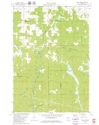 Download a high-resolution, GPS-compatible USGS topo map for Simes Creek, WI (1980 edition)