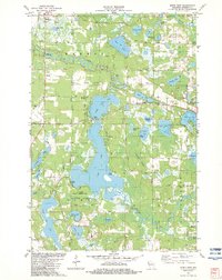 Download a high-resolution, GPS-compatible USGS topo map for Siren East, WI (1983 edition)