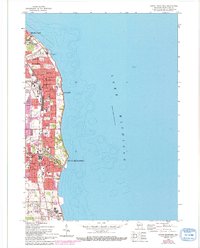 Download a high-resolution, GPS-compatible USGS topo map for South Milwaukee, WI (1994 edition)