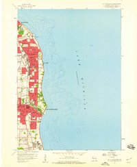 Download a high-resolution, GPS-compatible USGS topo map for South%20Milwaukee, WI (1960 edition)