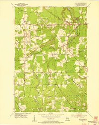 Download a high-resolution, GPS-compatible USGS topo map for South Range, WI (1955 edition)