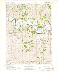 1962 Map of South Wayne, WI, 1964 Print