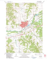 Download a high-resolution, GPS-compatible USGS topo map for Sparta, WI (1984 edition)