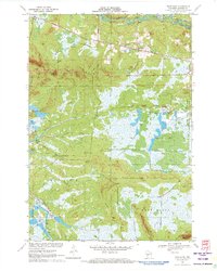 Download a high-resolution, GPS-compatible USGS topo map for Spaulding, WI (1972 edition)