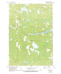 Download a high-resolution, GPS-compatible USGS topo map for Spirit Falls, WI (1990 edition)