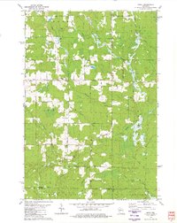 preview thumbnail of historical topo map of Price County, WI in 1979