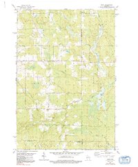 Download a high-resolution, GPS-compatible USGS topo map for Spirit, WI (1991 edition)