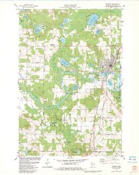 Download a high-resolution, GPS-compatible USGS topo map for Spooner, WI (1983 edition)