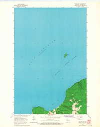 Download a high-resolution, GPS-compatible USGS topo map for Squaw Bay, WI (1965 edition)