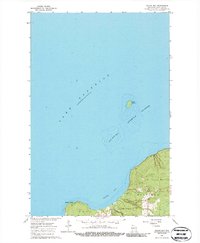Download a high-resolution, GPS-compatible USGS topo map for Squaw Bay, WI (1986 edition)