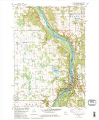 Download a high-resolution, GPS-compatible USGS topo map for St Croix Dalles, WI (1979 edition)