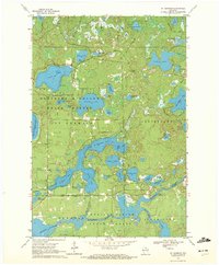 Download a high-resolution, GPS-compatible USGS topo map for St Germain, WI (1972 edition)