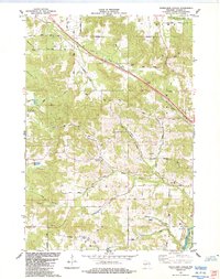 preview thumbnail of historical topo map of Jackson County, WI in 1984